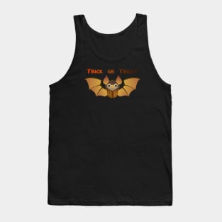 Halloween Trick or Treat Bat Cupcake Kawaii Cute Tank Top